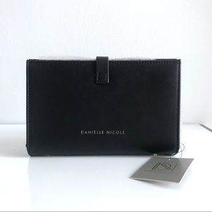 Danielle Nicole Black Genuine Leather Clutch Bag Wallet